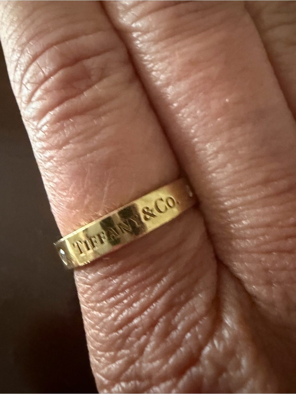 Tiffany & Co. 18k Yellow Gold Diamond Ring - Picture 5 of 10